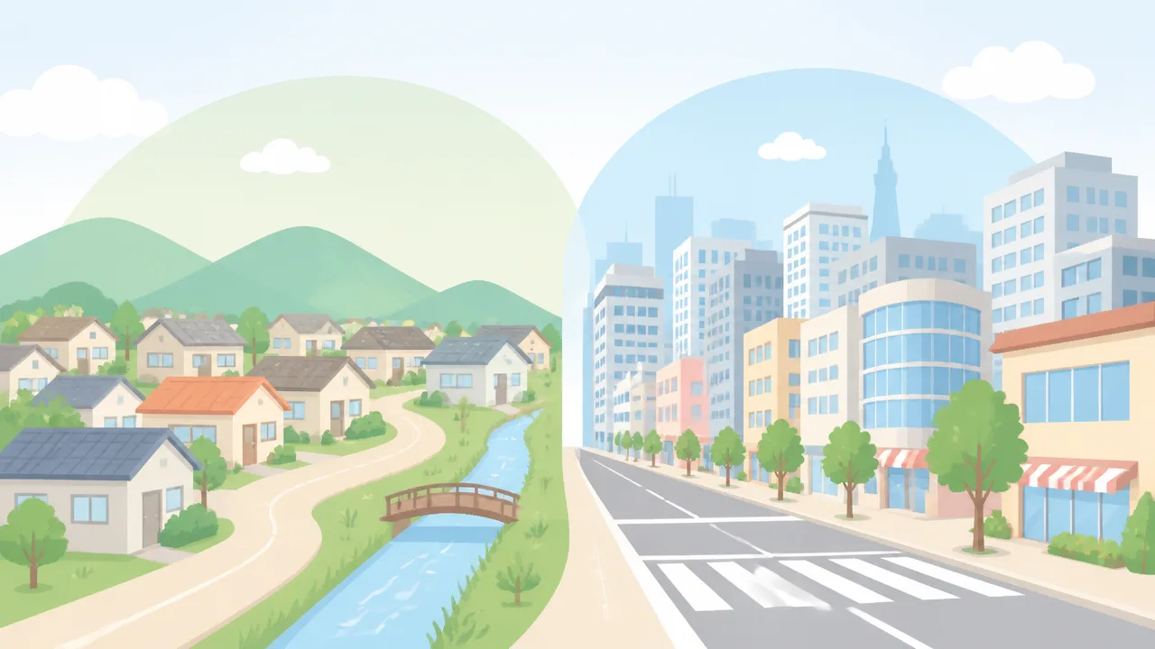 街と町の違いとは？意味や使い分けをやさしく解説