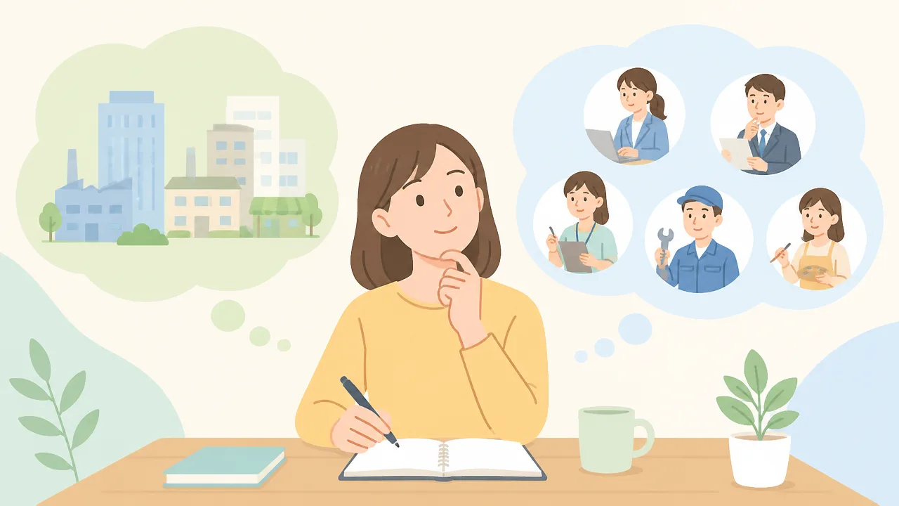 業種と職種の違いとは？具体例でわかる見分け方と選び方